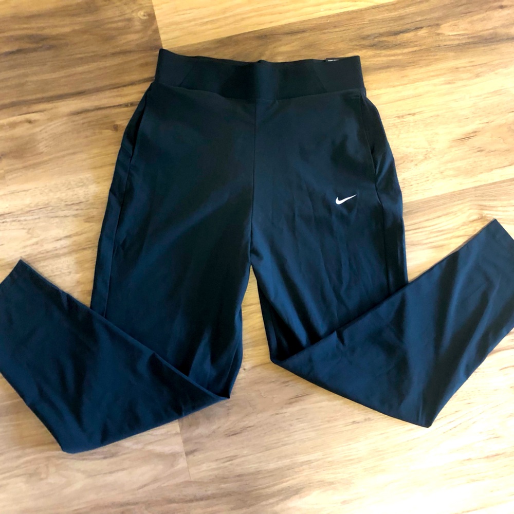 Nike Running Pants Bliss Victory Mid Rise Straight Leg